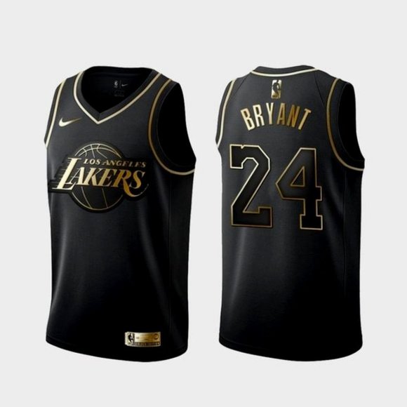 Shirts | Lakers Kobe Bryant Black Gold Jersey | Poshmark Shirts | Lakers Kobe Bryant Black Gold Jersey | Poshmark